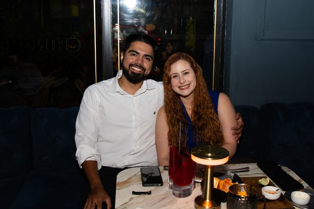 Facundo Pérez y Calissa Rodriguez