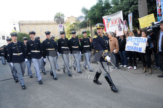 Frenar la violencia, el eje de los discursos en el acto del 25 de Mayo