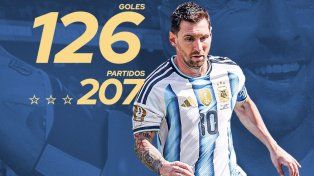 Messi: 207 partidos, 125 goles y una historia para siempre con la Selección