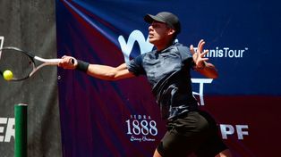 Alan Postay, uno de los que participó de la qualy del ITF M15 de GER. Gran cita del tenis en Rosario.