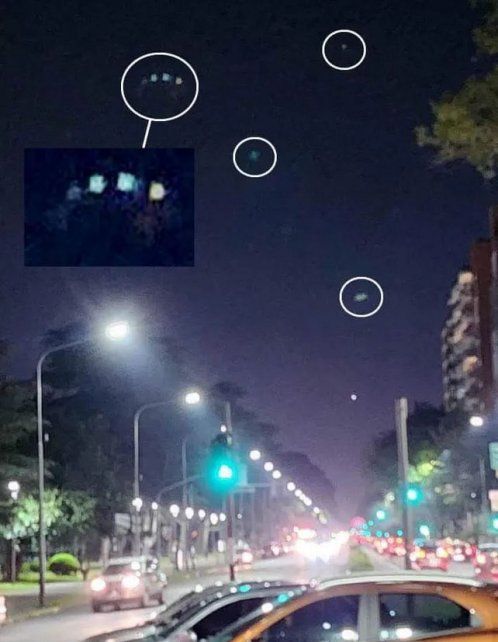 Rosario:  avistaron objetos voladores en el Alto Rosario y Parque Independencia