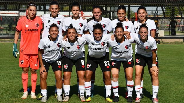 Las once de Newells que salieron a la cancha para enfrentar a Huracán.