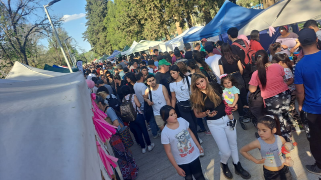 Más de 300 emprendedores ofrecieron, desde las 14 hasta pasadas las 20, sus productos en el espacio verde más grande de la ciudad.