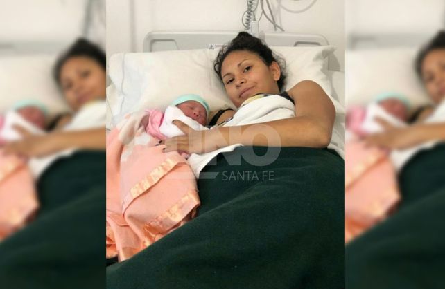 Sabrina, la primera beba del nuevo hospital Iturraspe