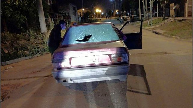 El custodio presidencial estaba esperando el colectivo para ir a trabajar.&nbsp;