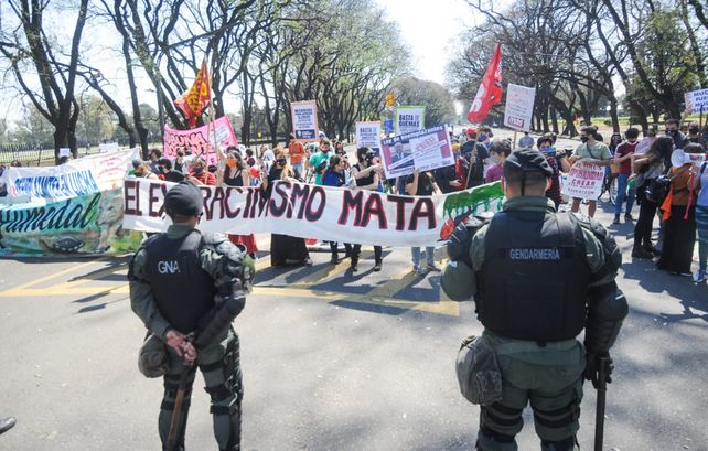 Ambientalistas llevaron a la ex Rural su reclamo por una ley de humedales