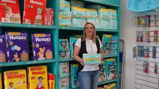 Natalia Balerini abrió su propio baby store en Funes, con todo tipo de productos enfocados en los bebés.