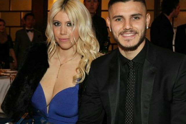 Wanda Nara la rompió en la cena navideña del Inter