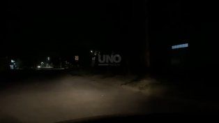 La falta de iluminación en la zona de barrio Transporte es un inconveniente para los vecinos