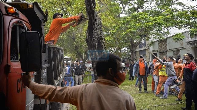 Enfrentamientos entre vecinos y obreros en el inicio de la obra de ensanche de Racedo