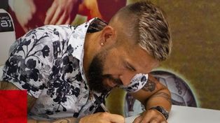 El ex leproso Miguel Torrén estampó la firma del contrato que lo ligará al tatengue.