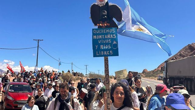 Una multitudinaria caravana que partió desde Uspallata