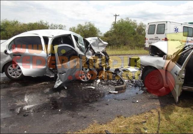 Tres personas murieron en un choque frontal sobre ruta provincial 22