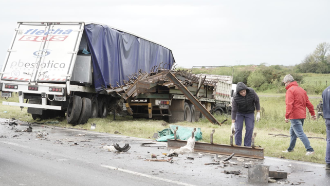 Choque en la autopista a Córdoba. Por la colisión