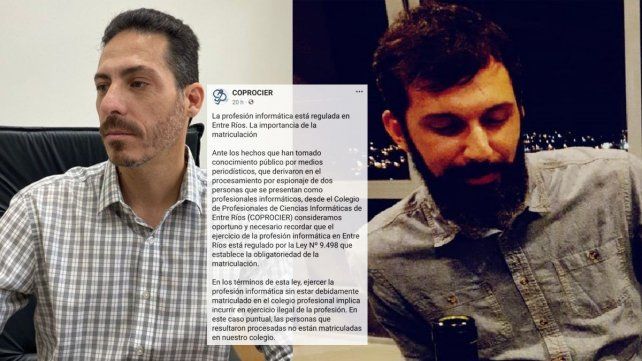 Alexis Lesa y Pablo Palá están procesados en una causa de espionaje.