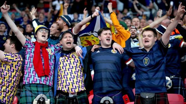 Los hinchas de Escocia son conocidos como 