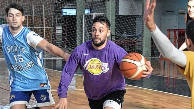 Nicolás Solari es una fija en Santa Fe cada vez que se juega un Provincial de Mayores de Básquet.