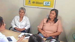 La licenciada Beltramino (a la derecha) decidió no continuar en el gabinete.