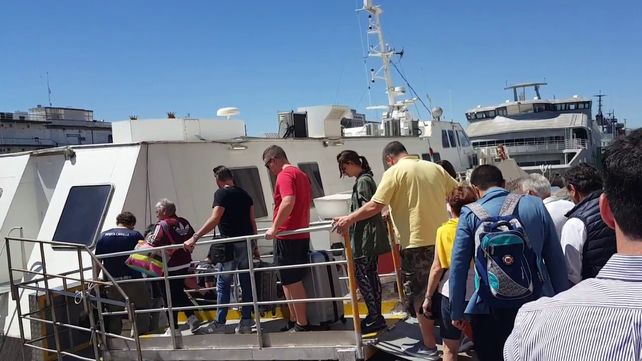 Ferry a Punta del Este desde Buenos Aires. Los turistas argentinos son los principales en el balneario uruguayo.&nbsp;