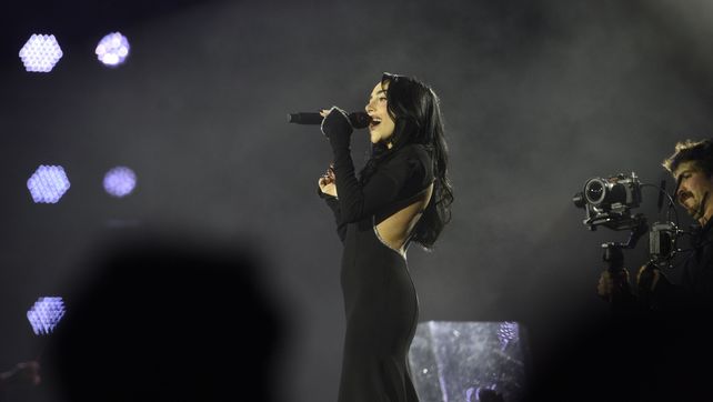Nicki Nicole en el espectáculo por el tricentenario de Rosario