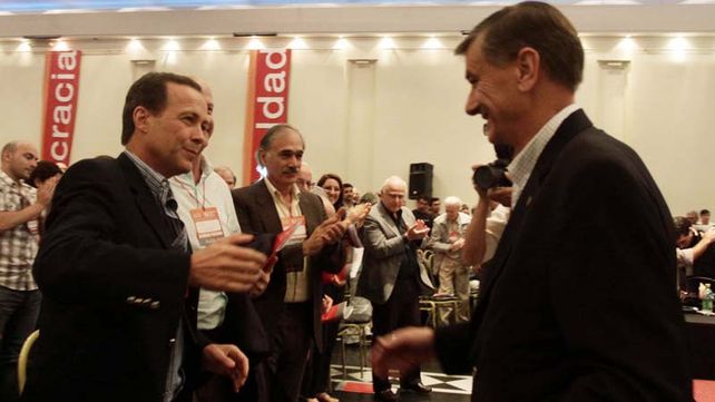 Giustiniani cuestionó la estrategia electoral de Binner.