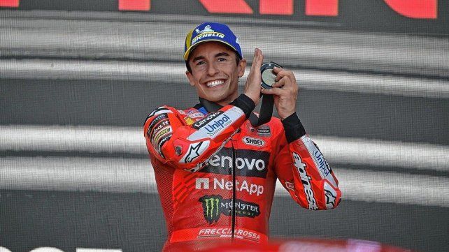 Marc Márquez se impuso en la carrera sprint del Gran Premio de Aragón. Marc Márquez se impuso en la carrera sprint del Gran Premio de Aragón.