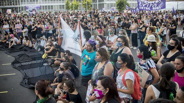 Postales del #8M en Paraná