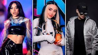 Talento argentino de exportación: María Becerra, la rosarina Nicki Nicole y el productor y músico Bizarrap.