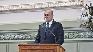 El gobernador Omar Perotti