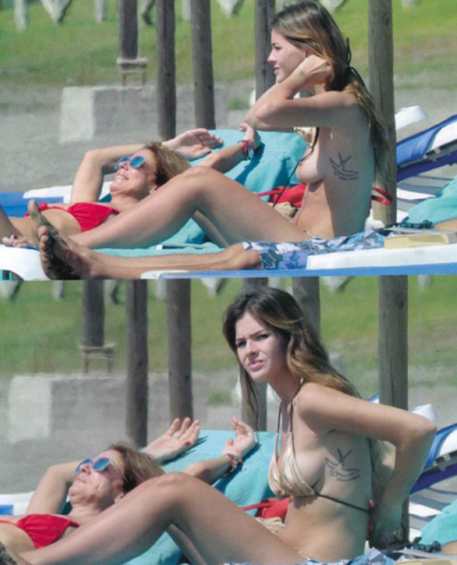 Colaless, sol y topless: el álbum más sexy de la China Suárez