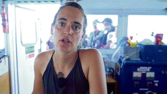 Carola Rackete. Desató solidaridad en Alemania