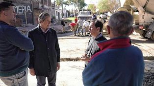 Mejoran con obras calle Ameghino en el barrio La Floresta