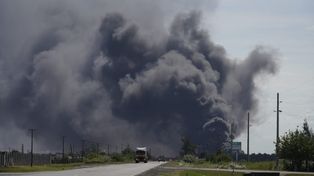 El incendio se podía apreciar a varios kilómetros de distancia.&nbsp;