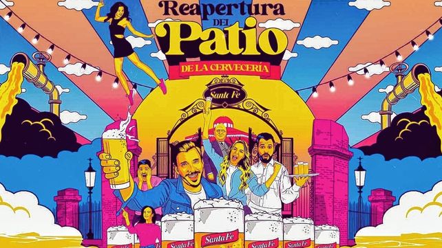 Volvió el Patio de la Cervecería Santa Fe: el lugar del liso más fresco del país