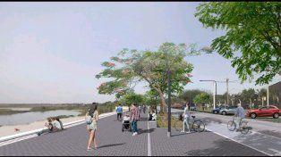 La costanera sobre la Setúbal