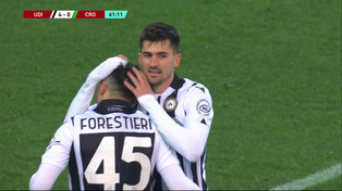 Doblete del santafesino Pussetto en la clasificación de Udinese