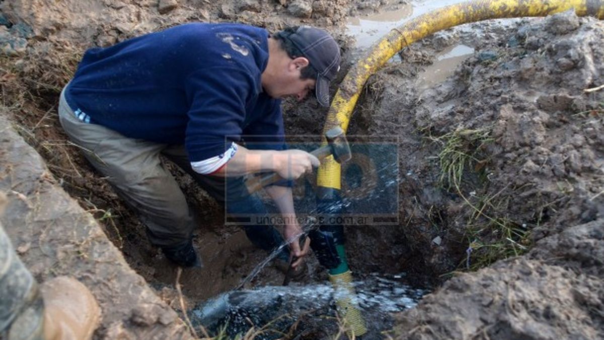 Está afectado el servicio de agua en Puerto Viejo y Bajada Grande