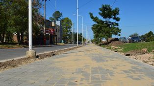 La obra lleva un 35% de avance y las&nbsp; primeras bicisendas ya se pueden apreciar en distintos puntos de Concepción del Uruguay.