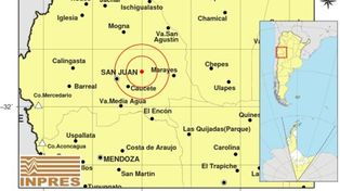 Un sismo de 5,2 grados sacudió la ciudad de San Juan
