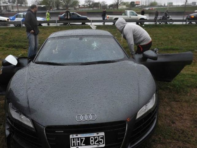 Las pericias confirman que el parabrisas del auto del suegro de Guirao Díaz tenía un impacto externo