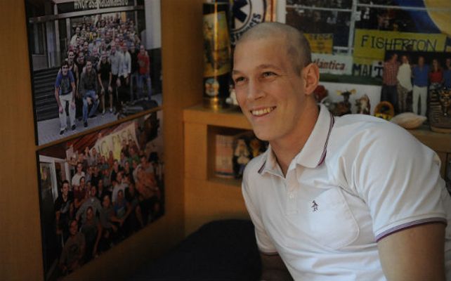 Lisandro tiene 25 años y juega al rugby en Jockey Club desde los 4 años y estudia en la Facultad de Medicina de la UNR. (Foto: V. Bendetto)