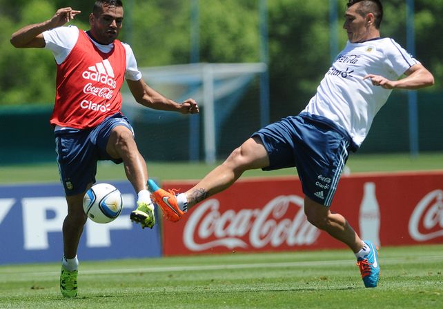 Mercado entrenó con la selección