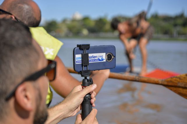 Transmitir desde el río es una ventaja que da la tecnología. 