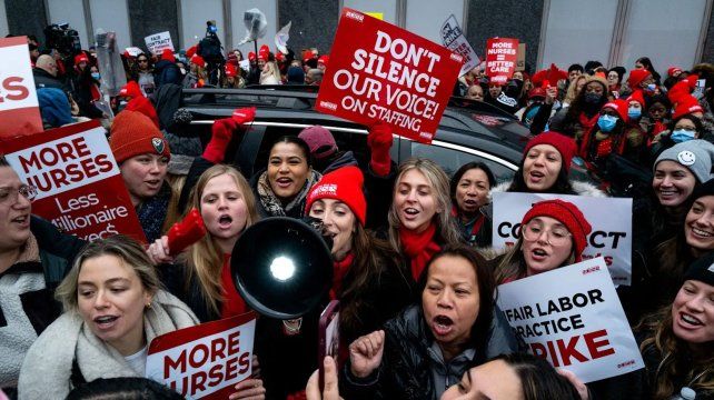 Unas 15 mil enfermeras de Nueva York podrían a una huelga desde este lunes