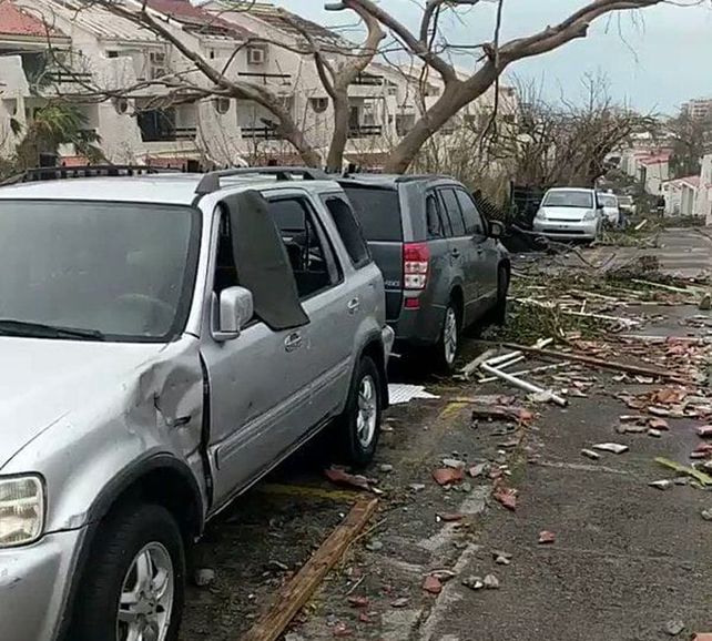 El huracán Irma destruyó el 95% de la Isla de San Martín