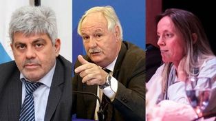 Jorge Baclini, Rubén Weder y Margarita Zabalza