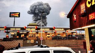 Explosión de grandes proporciones en una localidad de Texas, Estados Unidos
