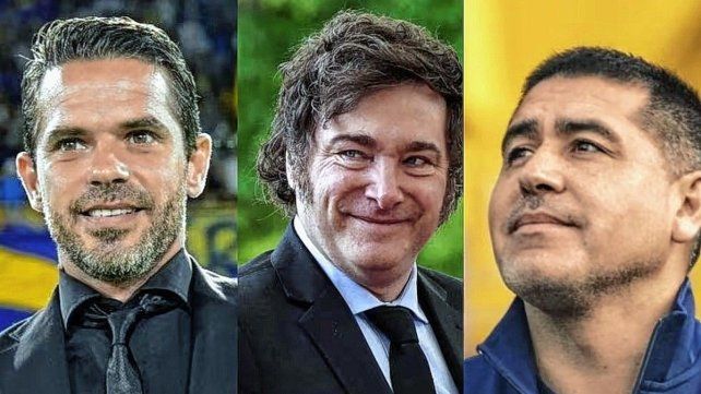 Javier Milei criticó fuertemente a Fernando Gago y Juan Román Riquelme.