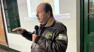 Crippa visitó varias escuelas y también expuso en la sede de la Facultad Regional Venado Tuerto de la Universidad Tecnológica Nacional (UTN).