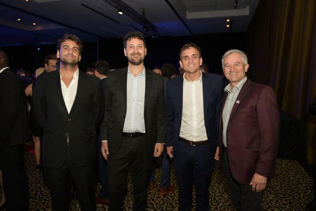 Nicolás Spengler, Maximiliano González, Agustín Swirido y Marcelo Figueroa